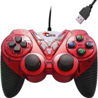 Cougar GamePad Vibration Single - 908 (red), showcasing ergonomic design and responsive buttons.