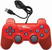 "Cougar PS3 Dualshock Wired Controller for PS3 in Red - Ergonomic Design and Precision Control"