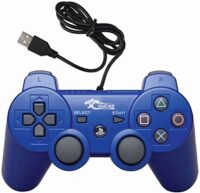 COUGAR PS3 Dualshock Wired Controller in blue - a comfortable and ergonomic controller for PS3 gaming.