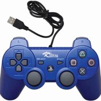 COUGAR PS3 Dualshock Wired Controller in blue - a comfortable and ergonomic controller for PS3 gaming.