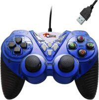 Cougar Game Pad Vibration Single - 908 in blue color, showcasing ergonomic design and responsive buttons.