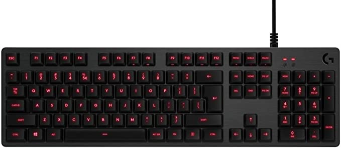 Logitech G413 Mechanical Gaming Keyboard, Carbon - Black