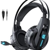 Onikuma K16 rgb LED Gaming Headset Over-Ear With Mic