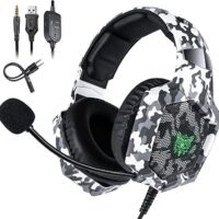 Onikuma Camouflage Gaming Headset K8 RGB Noise Cancelling