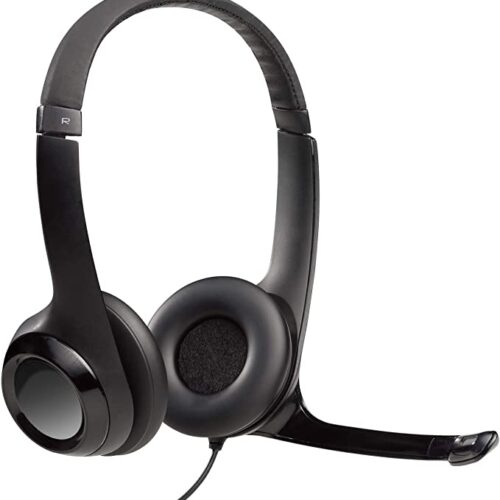 Logitech H390 Wired Headset, Stereo -Noise-Cancelling