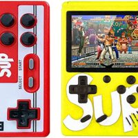 Sup Double USB Charging Handheld Game Console (red+yellow)