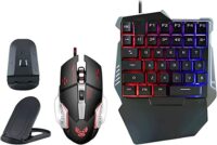 1 Hand G508 4in1 Mobile Game Combo Pack with Keyboard, Mouse, Pubg & Converter