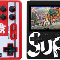 Sup Double USB Charging Handheld Game Console (red+black)