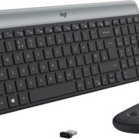 Logitech MK470 Slim Wireless Keyboard and Mouse Combo-Black