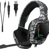 ONIKUMA K20 Camouflage | Noise Cancelling Microphone