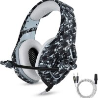 Camouflage PS4 Headset Bass Gaming Headphone Game