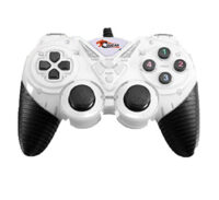 "Cougar Game Pad Vibration Single - 908 (White) with ergonomic design and responsive buttons for PC gaming."