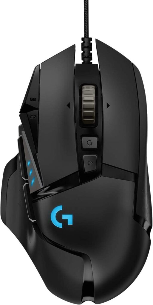 Logitech G502 HERO Wired Gaming Mouse, HERO 25K Sensor