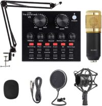 BM-800 Condenser Microphone Set with V8 Sound Card