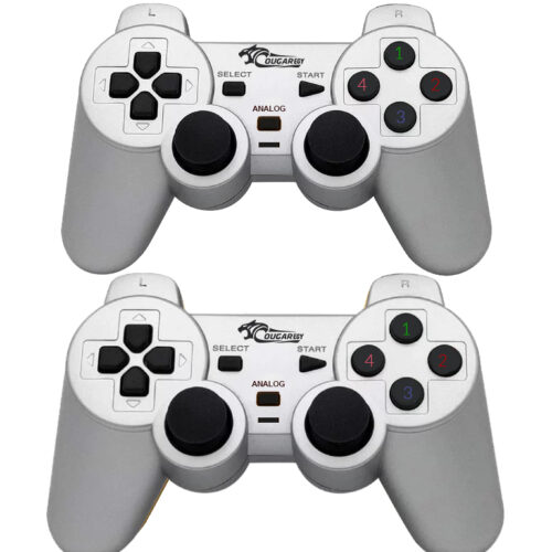 Cougar USB wired double controller gamepad (2082)- (White)