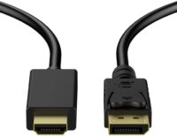 1.8m Display Port Male DP-HDMI Male Adapter Converter Cable