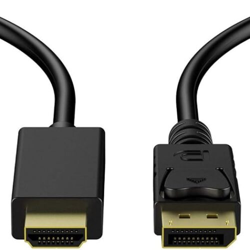 1.8m Display Port Male DP-HDMI Male Adapter Converter Cable