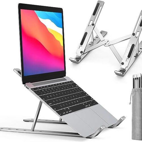 Laptop Holder Stand With Six Angles Adjustable Aluminum