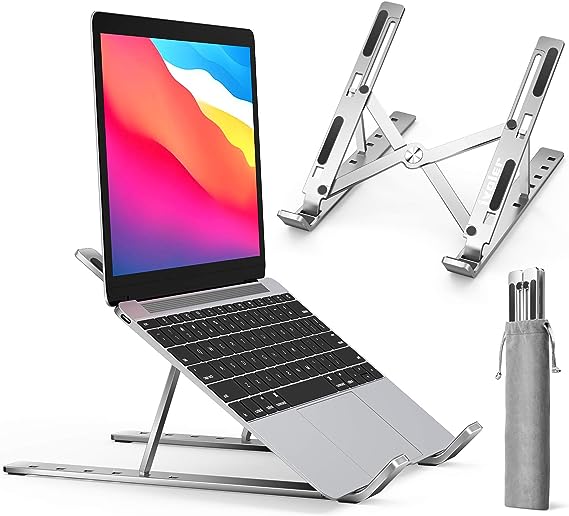 Laptop Holder Stand With Six Angles Adjustable Aluminum