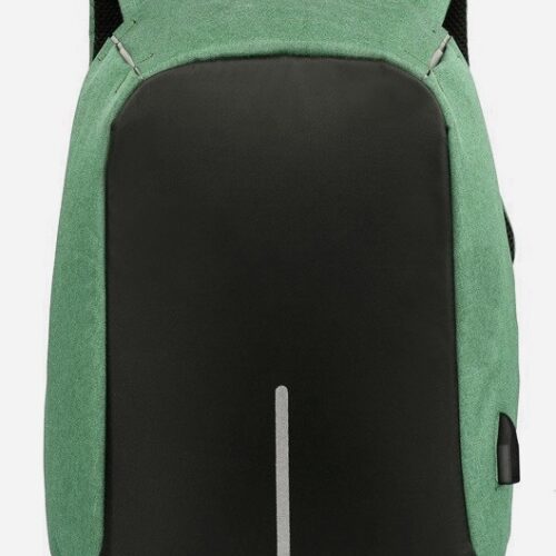 Multifunctional Faison Anti-Theft Backpack +USB Charging -green