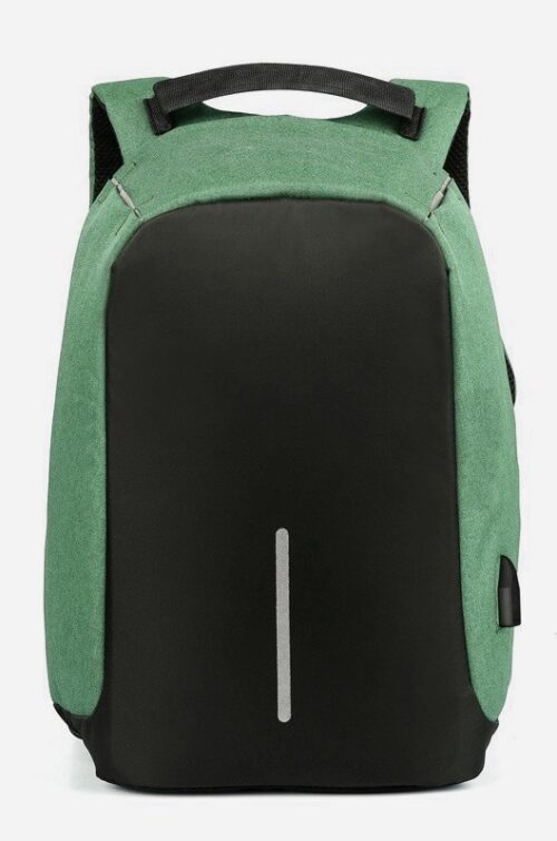 Multifunctional Faison Anti-Theft Backpack +USB Charging -green