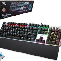 Aula F2088 Mechanical Gaming Keyboard +Rainbow Backlit LED