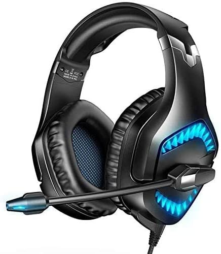 RUNMUS K1 PRO Wired Gaming Headset , Green LED Lights