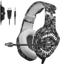 Onikuma K1 Pro 3.5mm Jack Gaming Headset Camouflage -grey