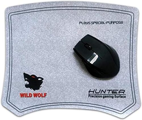 Wild Wolf Mouse Pad Large Gaming, Anti-Slip, High Sensitivity