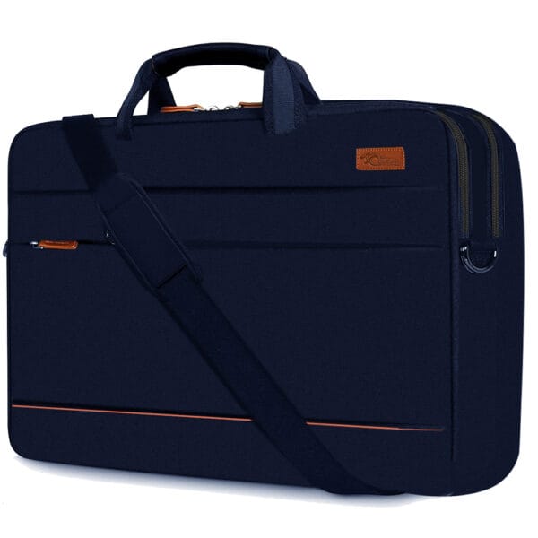 COUGAR-EGY laptop & Briefcase Bag for laptop, shoulder bag for men fits up to 15.6" (010) - Blue