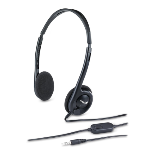 Genius Lightweight Laptop Headset black