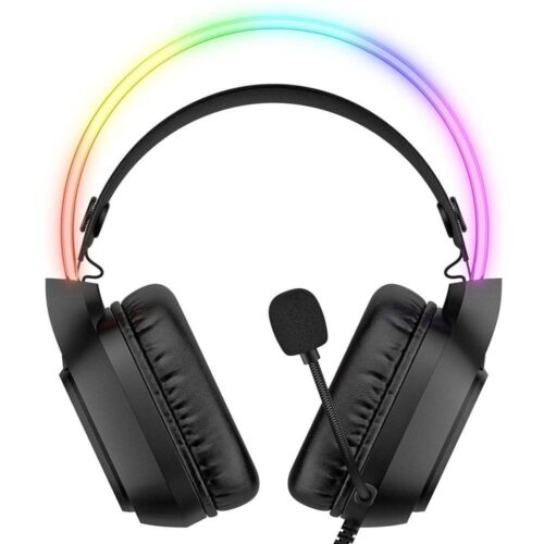 ONIKUMA X22 USB + 3.5mm RGB Dynamic Light Wired Gaming Headset with Mic, Cable 2m - Image 3