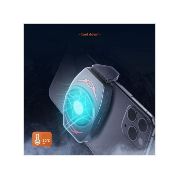 Gaming Phone Cooler for Mobile Radiator Portable Fan - Image 4