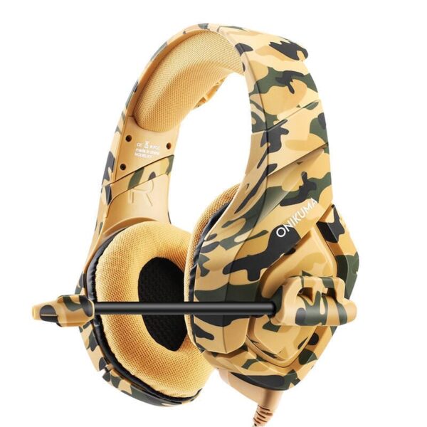 Onikuma K1-B Camouflage PS4 Gaming Headset Earphone Casque - Image 3