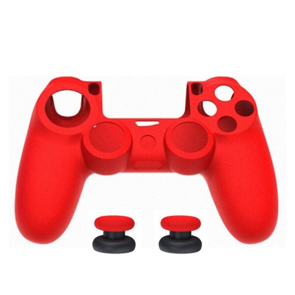 Dobe Silicone Cover Case For PS4 DualShock Controller & Analogs - 2in 1 -0425 ( multi-color) - Image 2