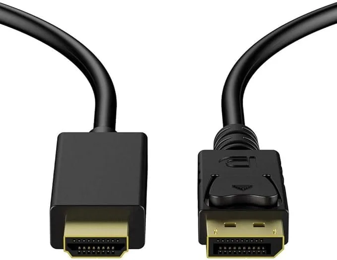 1.8m Display Port Display Port Male DP-HDMI Male Adapter Converter Cable for PC Laptop HD Projector
