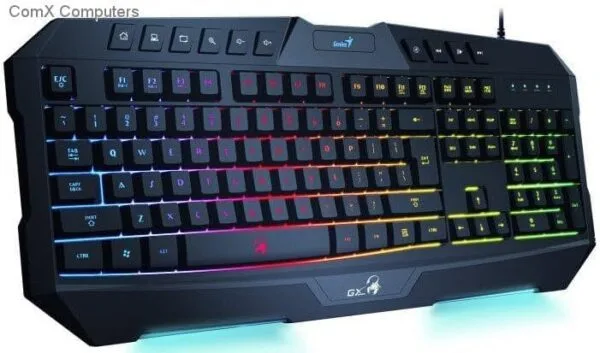 Genius Scorpion K20 RGB Gaming Keyboard - Customizable Backlit Keys, Multimedia Controls, Spill-Resistant Design - Image 2