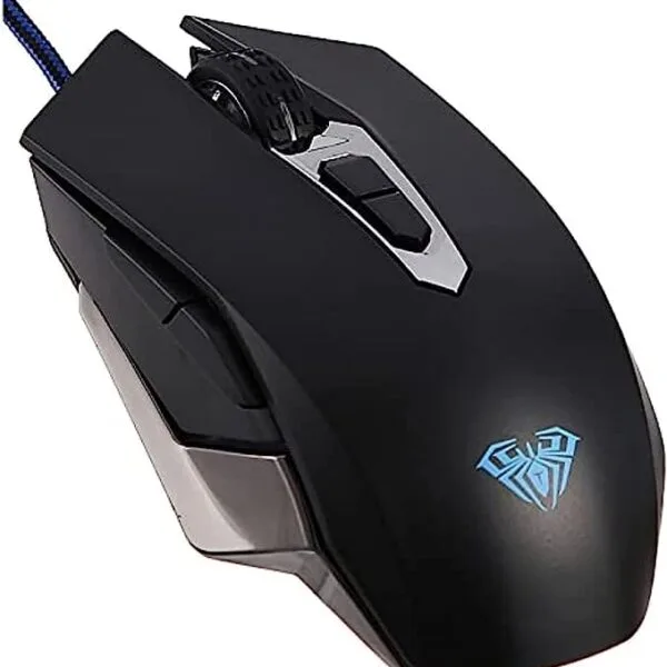 Aula S-50 Wired Optical Mouse - Precise Tracking, Ergonomic Design, Plug & Play USB Mouse for PC/Laptop