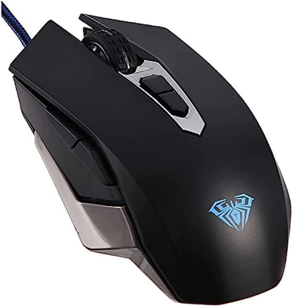 Aula S-50 Wired Optical Mouse - Precise Tracking, Ergonomic Design, Plug & Play USB Mouse for PC/Laptop