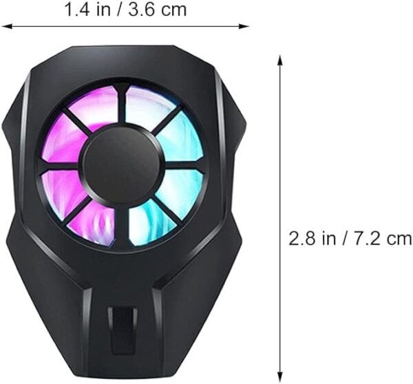 Mobile Phone Cooling | G6 Mobile Phone COOLING FAN Gaming Phone Cooler Portable Fan - Image 4