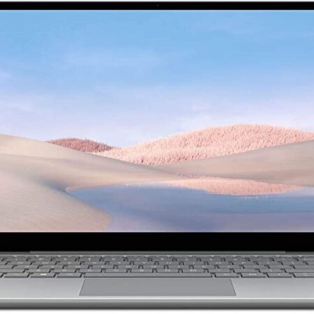 Microsoft Surface laptop Go 12.4” 10th Gen Intel Quad Core i5 1035G1, 16GB Ram, 256GB SSD, Intel UHD Graphics, Windows 10 Pro, English Keyboard, Platinum., 21O-00001
