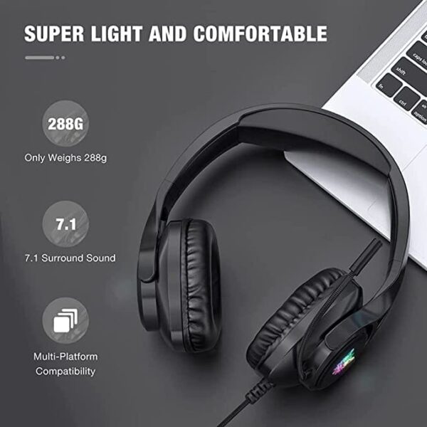 ONIKUMA X16 Wired RGB Over-ear Gaming Headset - Image 2