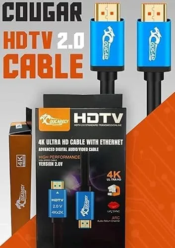 Cougaregy 4K UHD HDTV Premium High Speed Cable (10m)