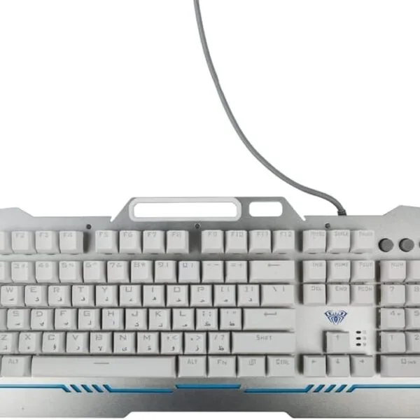 Aula Keyboard F2009 White Squre Switch Black USB
