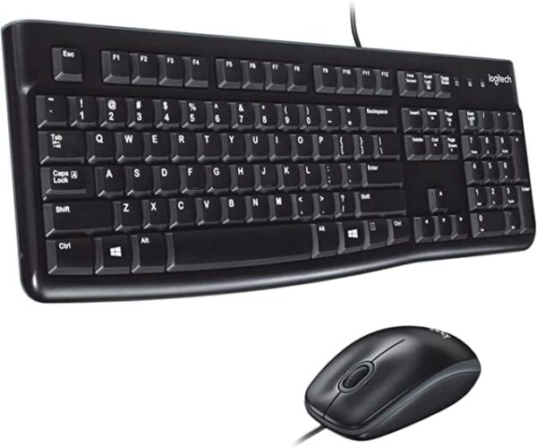 Logitech Wired MK120 – AR/EN edition Keyboard and Mouse, Black, 920-002546