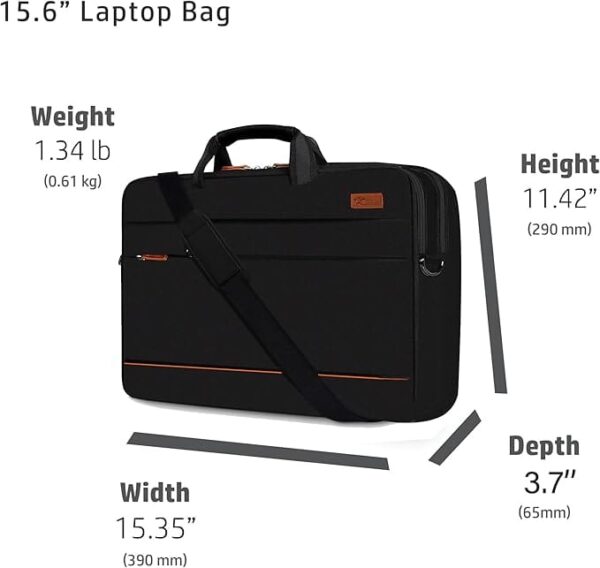 COUGAR-EGY laptop & Briefcase Bag for laptop, shoulder bag for men fits up to 15.6" (010) - Image 4