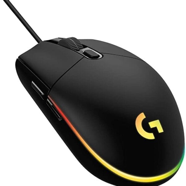Logitech G102 Light Sync Gaming Mouse with Customizable RGB Lighting (Black)