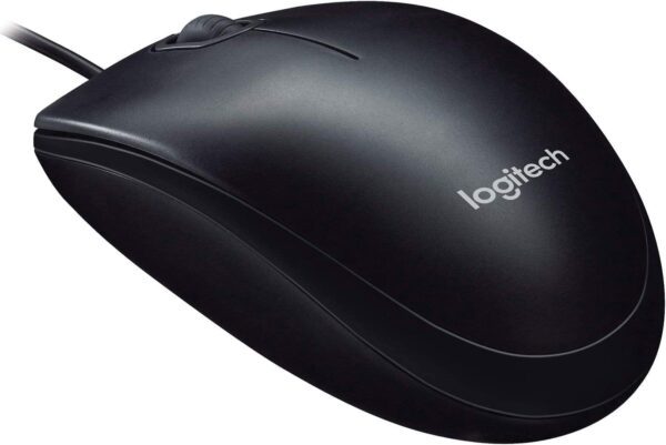 Logitech M90 Optical Wired Mouse - Black - Image 2