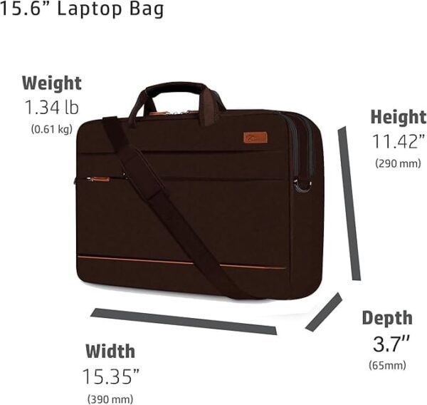 COUGAR-EGY laptop & Briefcase Bag for laptop, shoulder bag for men fits up to 15.6" (010) - Image 2