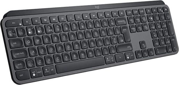 Logitech MX Advanced Illuminated Bluetooth Wireless Keyboard -Tactile Typing Keys